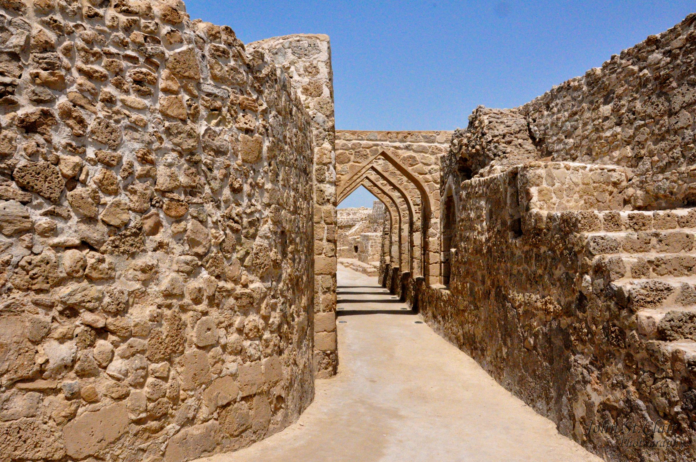 Ancient churches and archaeological ruins at Umm ar Rasas Jordan